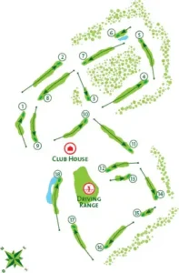 Millennium Golf Course map