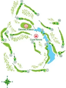 San Lorenzo Golf Course map