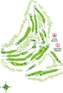 The Old Course Algarve map