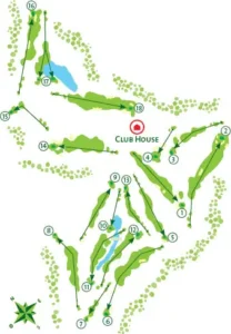 Gramacho Golf Course layout