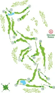 Vale da Pinta Golf Course map